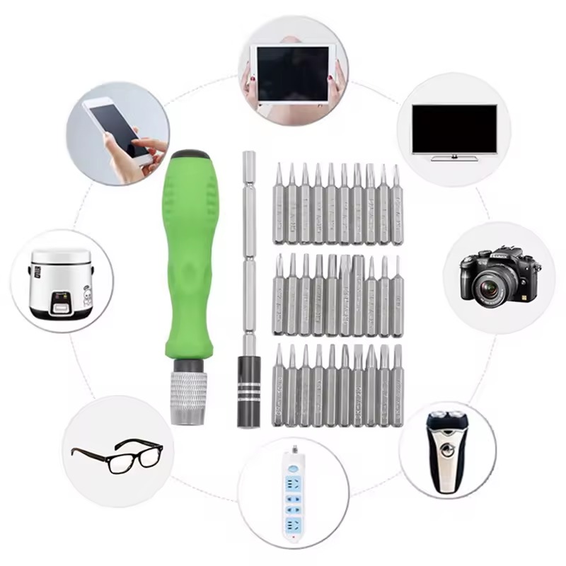 Miniatura 10 de Destornillador de precisión multiusos 32